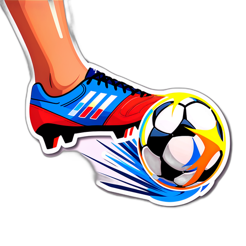 Futbol Topuna Vuran Ayak