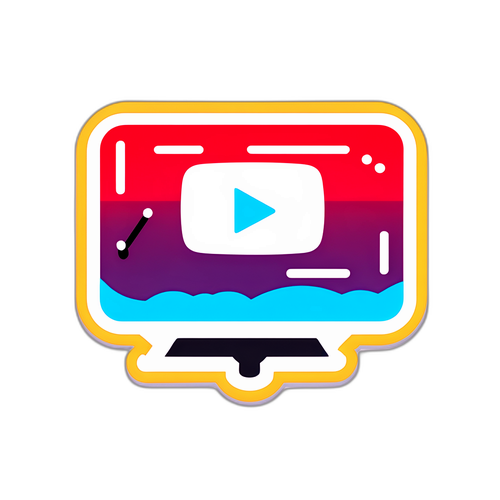 Autocollant inspiré par les vidéos YouTube