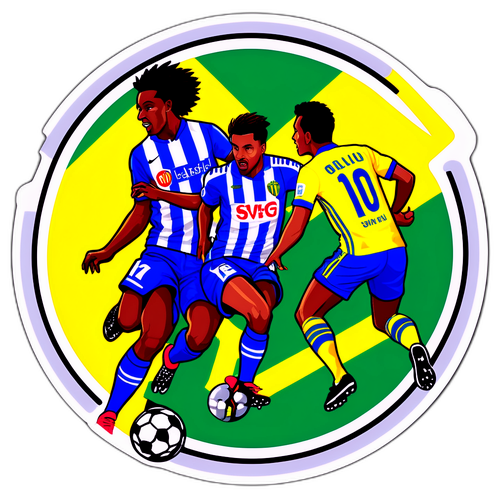 Εντατική στιγμή από τον αγώνα Σπόρτινγκ κατά Εστορίλ