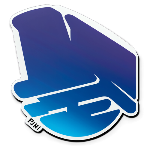 Sticker met stijlvolle PlayStation-logo en woord 'Panne'