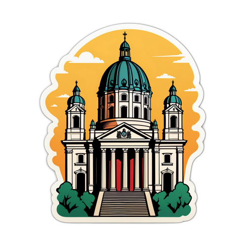 Ilustración de un famoso monumento alemán