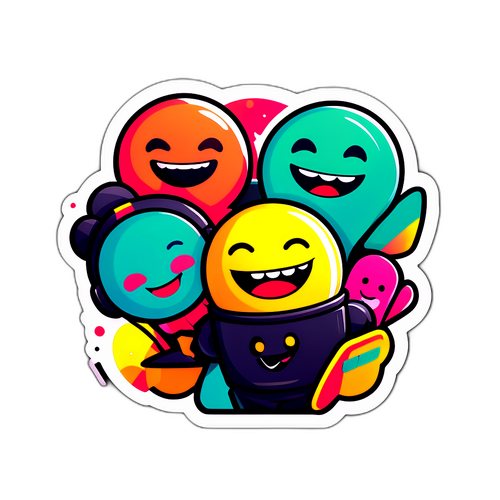 サイボウズのサービスを活用するチームのステッカー