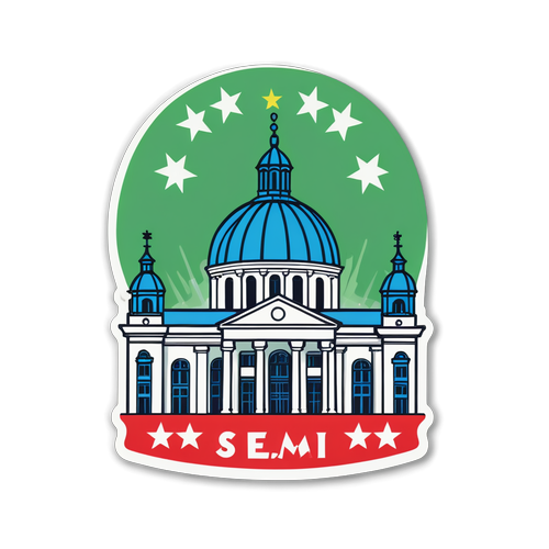 Sticker przedstawiający Sejm