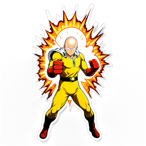 Saitama na Nakabukas sa 'One Punch Man'