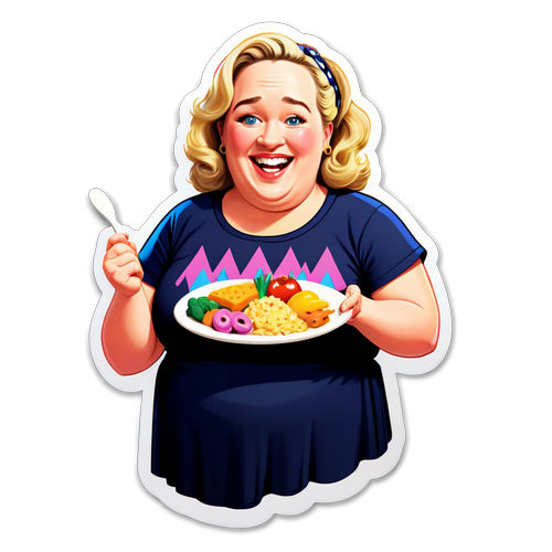 Playful Mama June Sticker