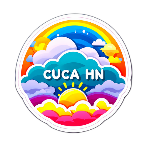 Sticker Cuaca Ceria