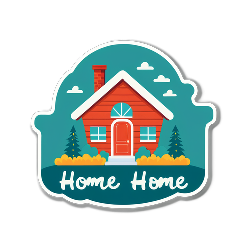 Cozy Home Sticker