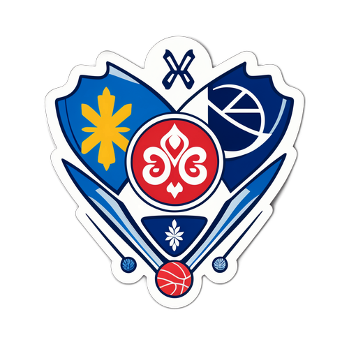 VeikkausTV-logo yhdistettynä suomalaisiin urheilusymboleihin