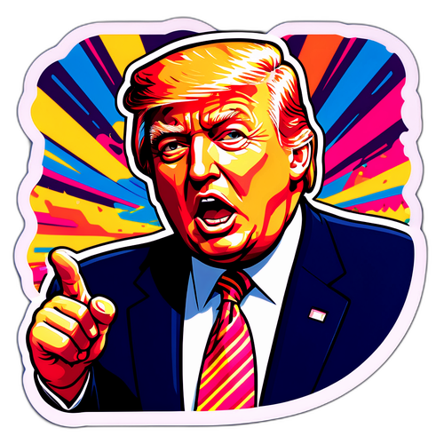 Donald Trump Toespraak Sticker