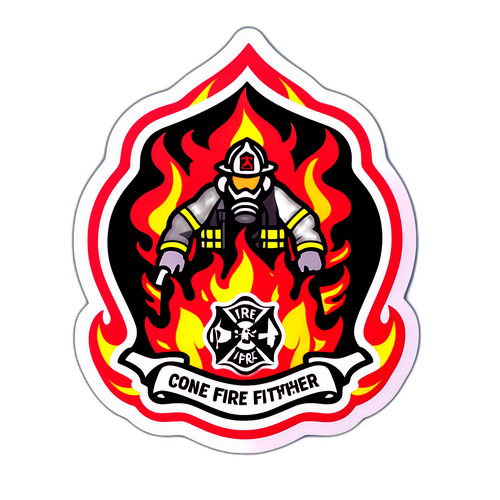 消防安全意識貼紙