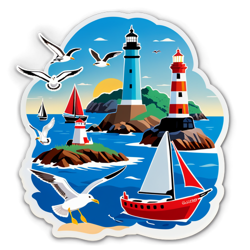 Gloucester Kyst Sticker