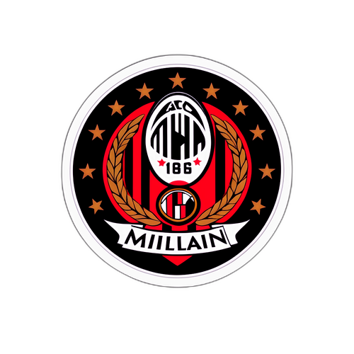 Historia i osiągnięcia AC Milan w formie naklejki