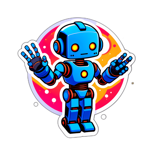 未来科技与人工智能主题贴纸