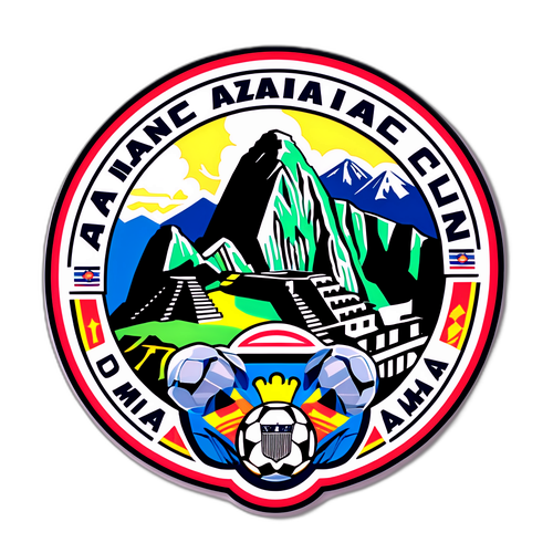 Stiker Logo Alianza Lima dengan Simbol Ikonik Peru