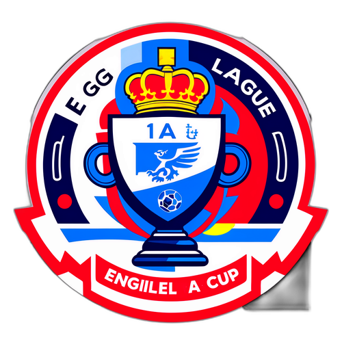 Thiết kế nhãn dán kiểu vé cho Cúp Liên Đoàn Anh