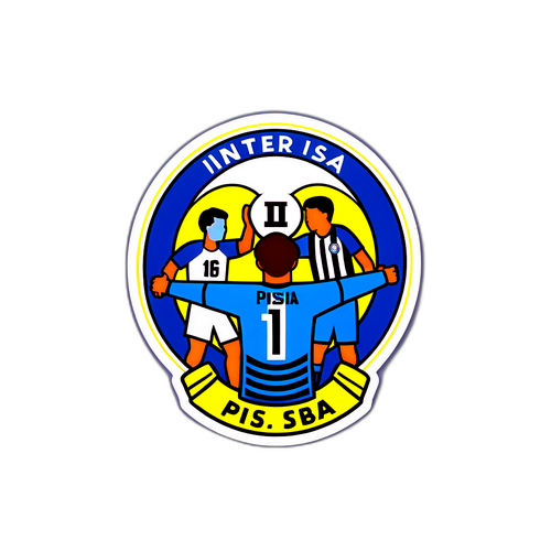 인터와 피사의 경쟁 디자인 스티커