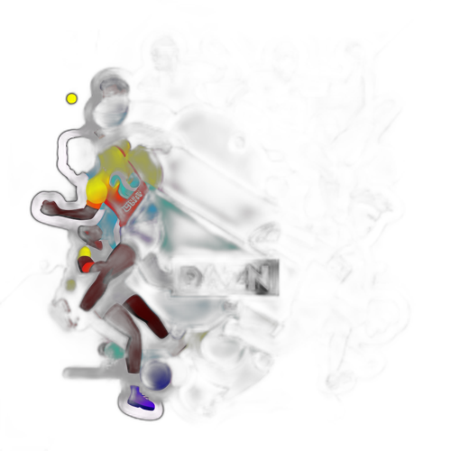 Dynamisk DAZN Sportklistremerke