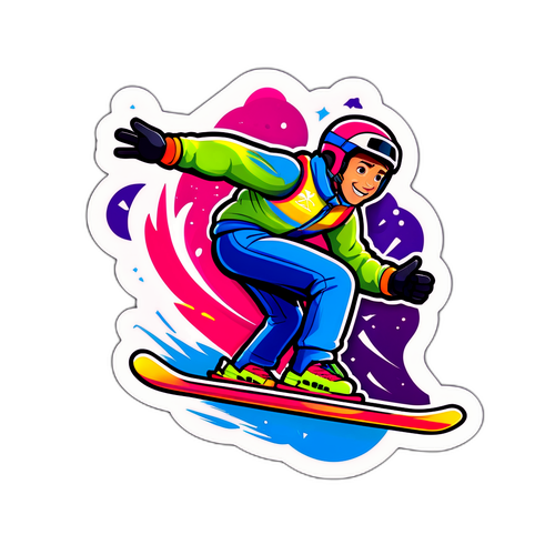 Daniel Tande på ski i hopp