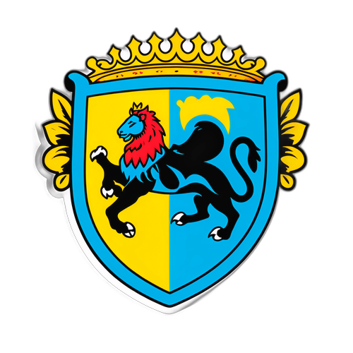 Sticker que celebra la historia de Belgrano