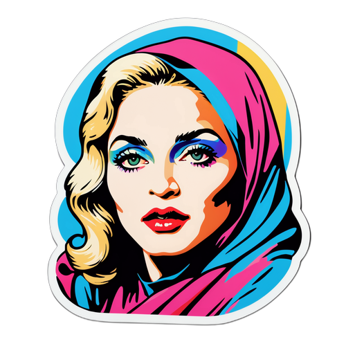 Adesivo Artistico di Madonna
