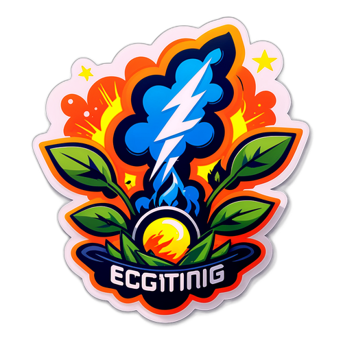 Kreatives Stickerdesign für ein Energieunternehmen