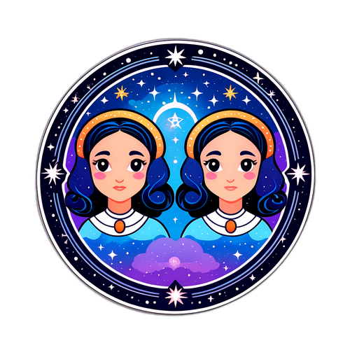 İkizler Burcu Sticker