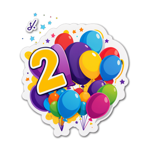 Mayıs 21 Kutlama Sticker'ı