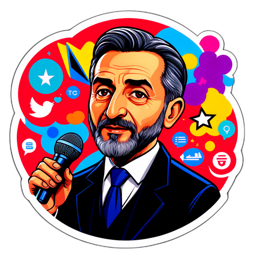 Fahrettin Altun'un Konuşma Sticker'ı