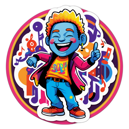 Funky Marty Supreme Sticker