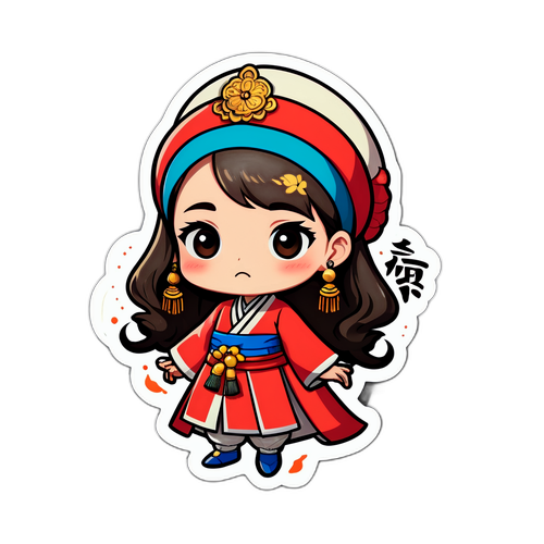 한일 련경 스티커 디자인