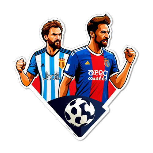 Real Sociedad vs Ajax Sticker Desain