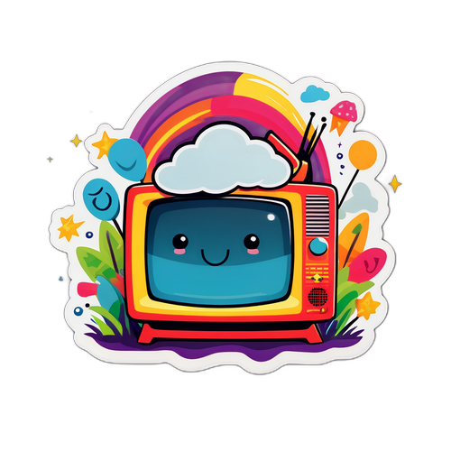 Design en whimsy klistremerke for TV2.no