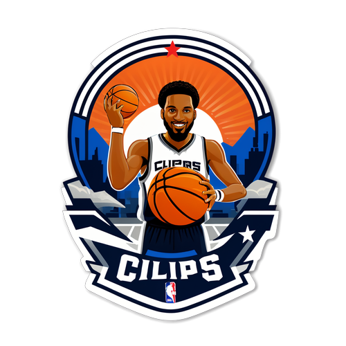 Dinamikong Sticker para sa Spurs vs Clippers na Laro