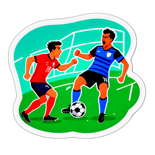 足球場上的對抗