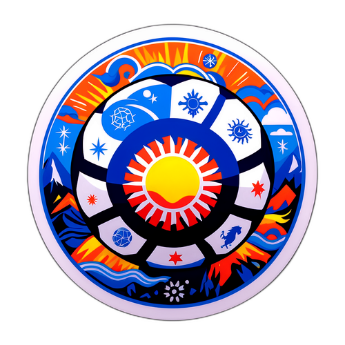 Vibrant Vikingur Reykjavik Sticker
