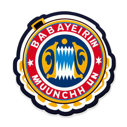 Energi och Spänning: Upptäck Bayern Münchens Fantastiska Emblem i Sportig Design!