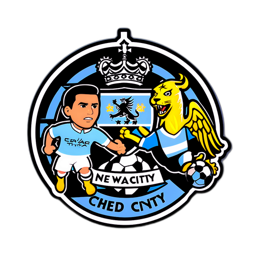 Sticker ya Mechi ya Man City dhidi ya Newcastle
