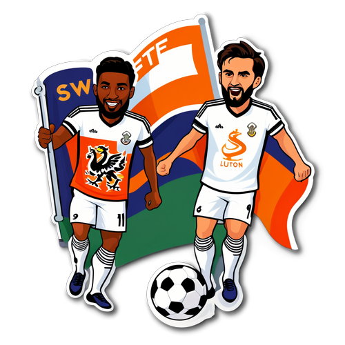 Sticker ya Mchuano wa Swansea dhidi ya Luton