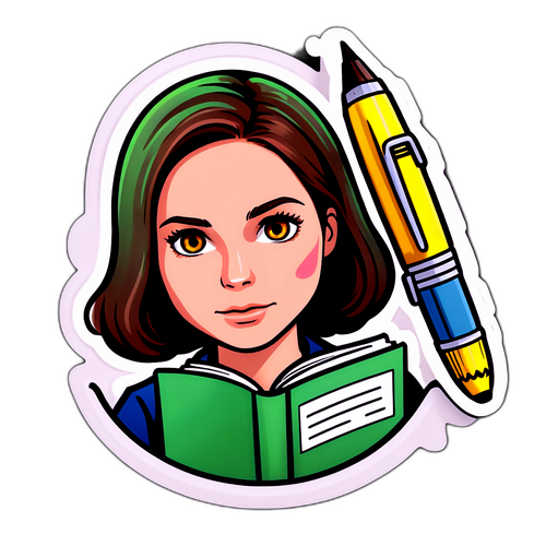 Sticker van het boek 'Amanda Knox'