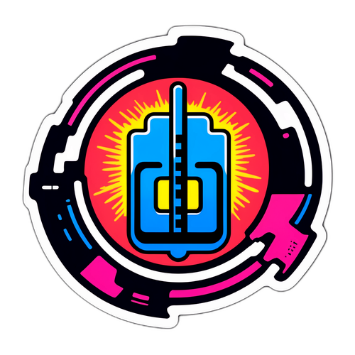 通心電力科技貼紙設計