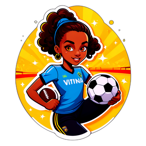 Sticker ya Vitinha akiwa na ujasiri