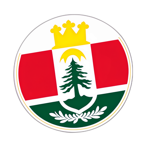 Stika ya Kukusanya yenye Bendera ya Austria na Alama Maarufu za Cyprus