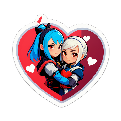 สติ๊กเกอร์รักในเกม Valorant