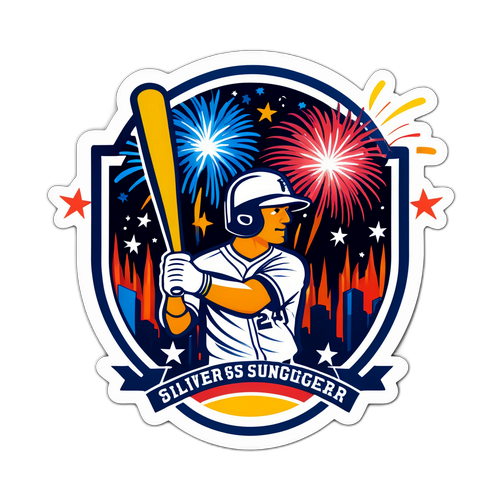 Silver Slugger Award Celebration Sticker