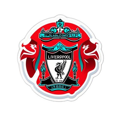 Nálepka s logem Liverpool FC