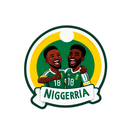 Vikosi vya Mashabiki Wakisherehekea Nigeria dhidi ya Afrika Kusini