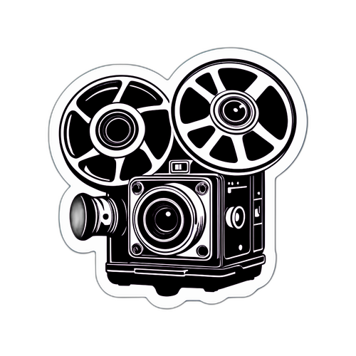 Sticker inspiré du monde cinématographique
