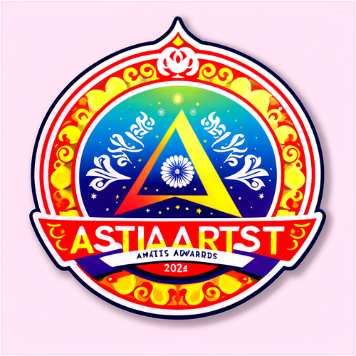 Stiker Anugerah Asia 2024