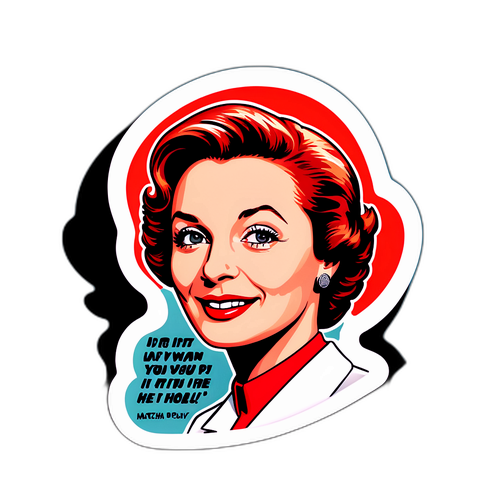 Autocollant rétro de Natacha Polony