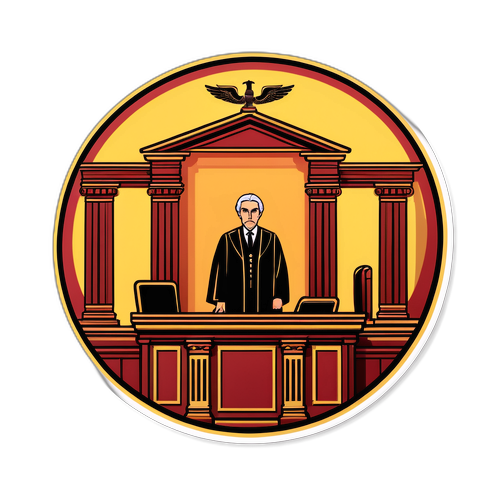 Δικαστική Αίθουσα από το Έργο του Τούνη